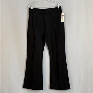 Classic Black High Waisted Wide Leg Flare Casual Pants
